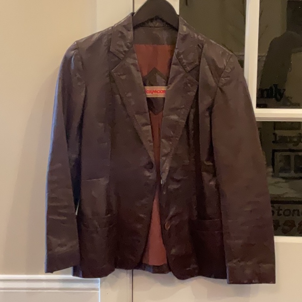 Vintage genuine leather jacket 1970’s